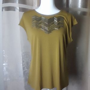 Worthington Olive Blouse